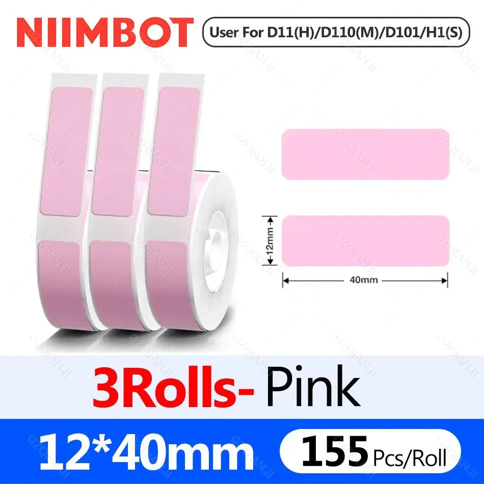Niimbot D110 Label Printer Bluetooth Mini Adhesive Portable Smart Label Maker UV Without Ink For Office School Labeling Machine GreatEagleInc