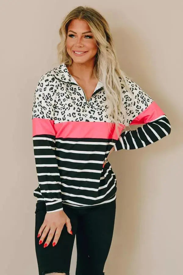 No Limits Colorblock Pullover Stay Warm in Style