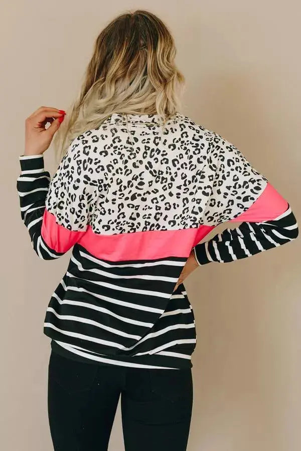 No Limits Colorblock Pullover Stay Warm in Style