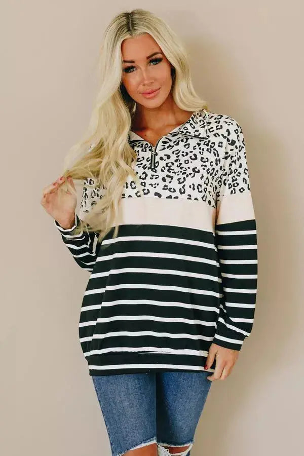 No Limits Colorblock Pullover Stay Warm in Style