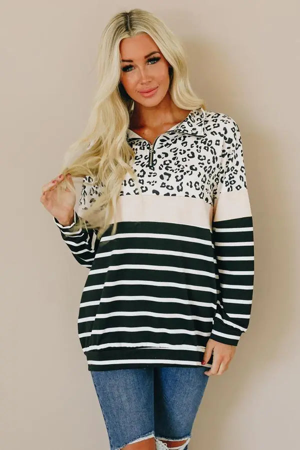 No Limits Colorblock Pullover Stay Warm in Style