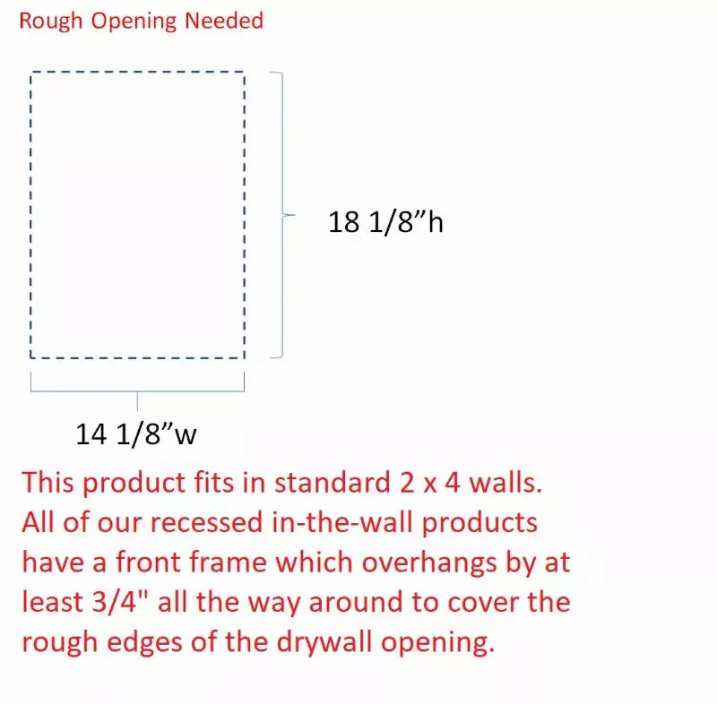 Nokomis Recessed Niche WG Wood Products, LLC