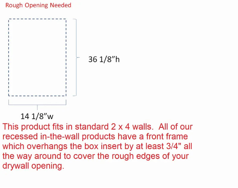 Nokomis Recessed Niche WG Wood Products, LLC