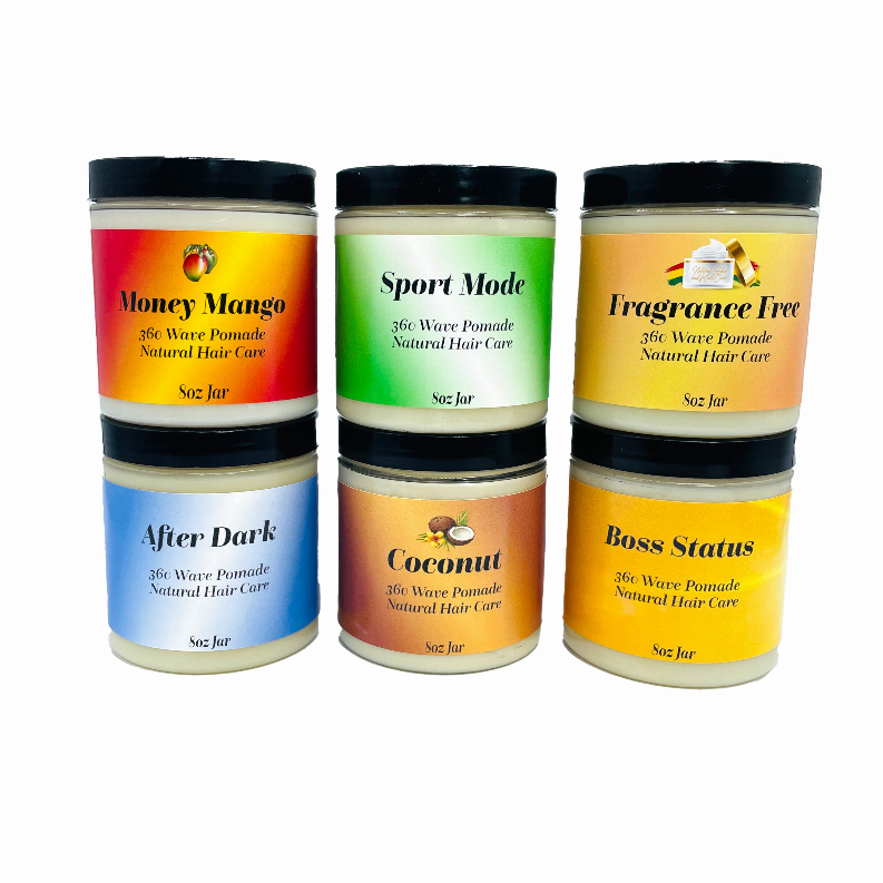 Non-Greasy Hair Styling Pomade For 360 Waves Black Lavish Essentials