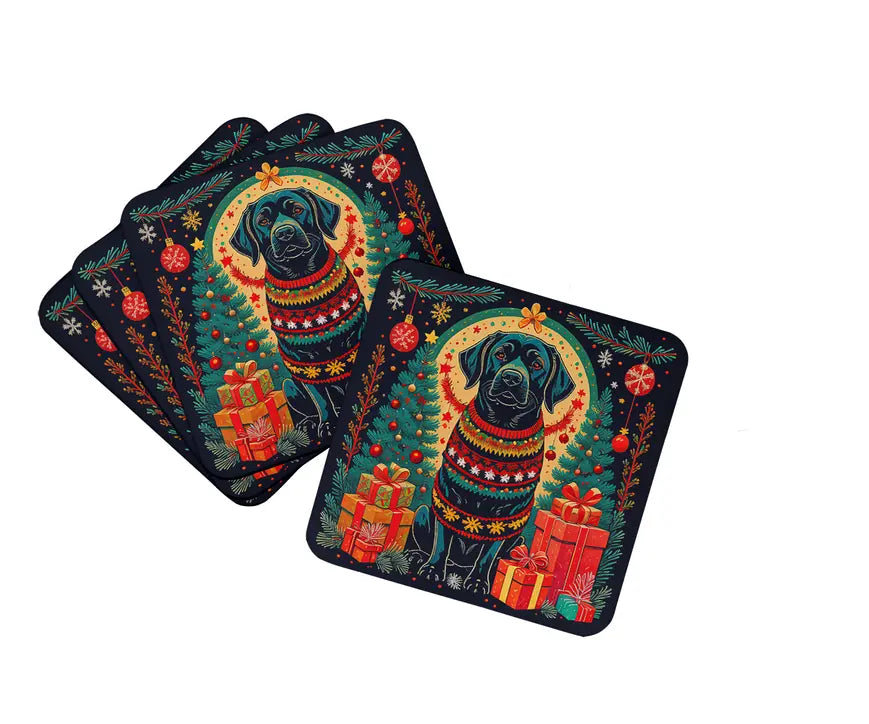 Norfolk Terrier Christmas Foam Coasters Caroline's Treasures