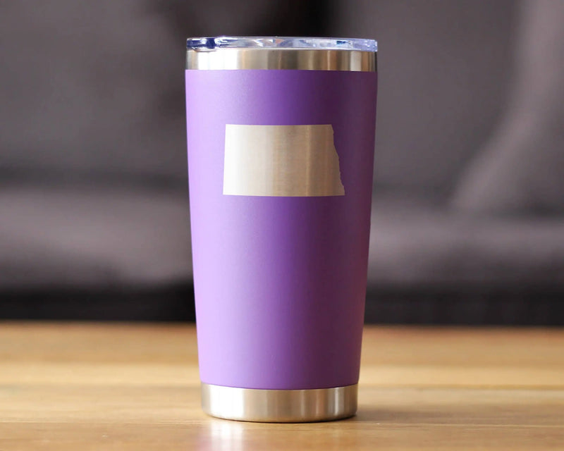 North Dakota Insulated Travel Tumbler - North Dakotan Gifts Bevvee