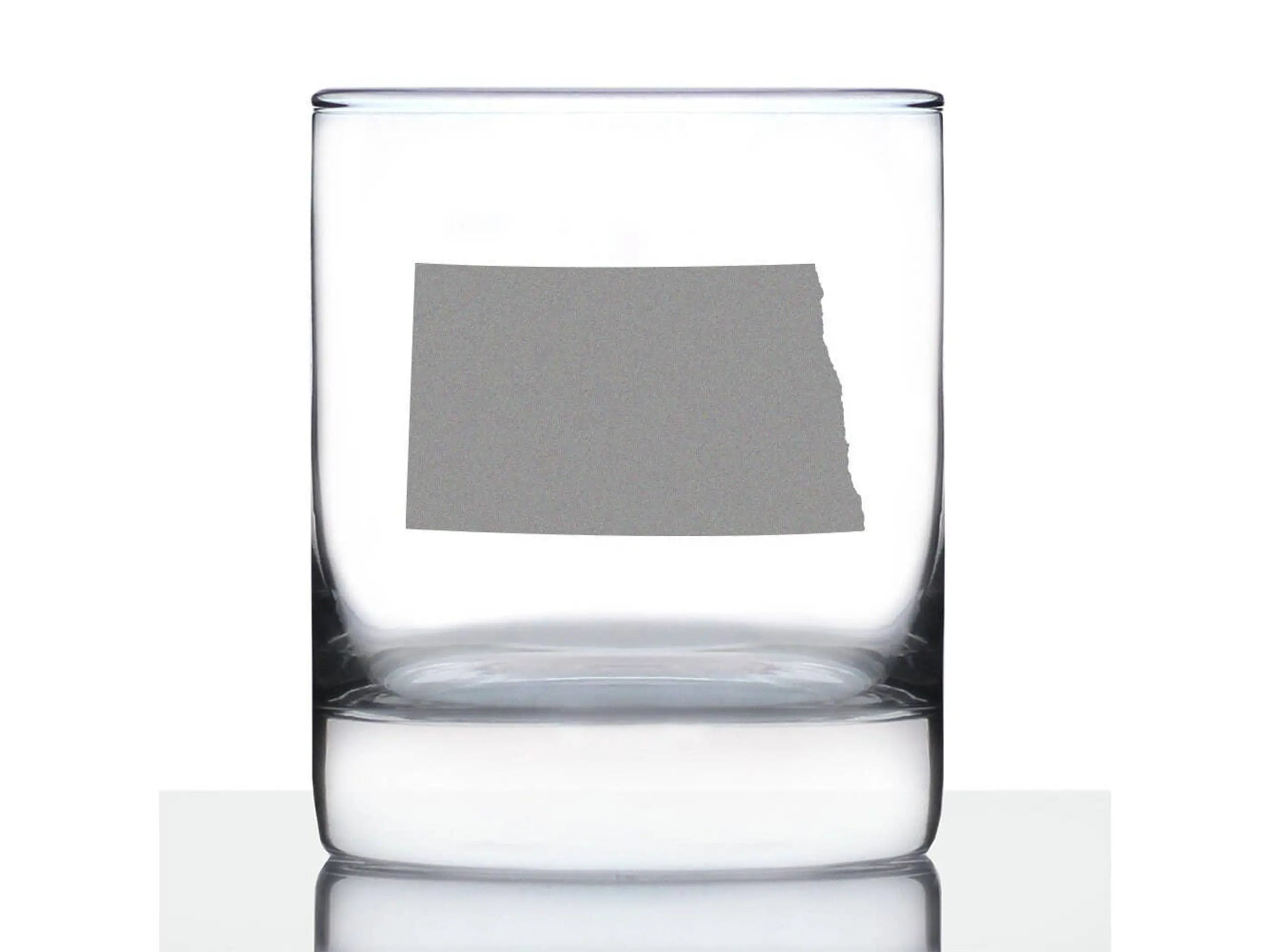 North Dakota Whiskey Rocks Glass - North Dakotans Gifts Bevvee