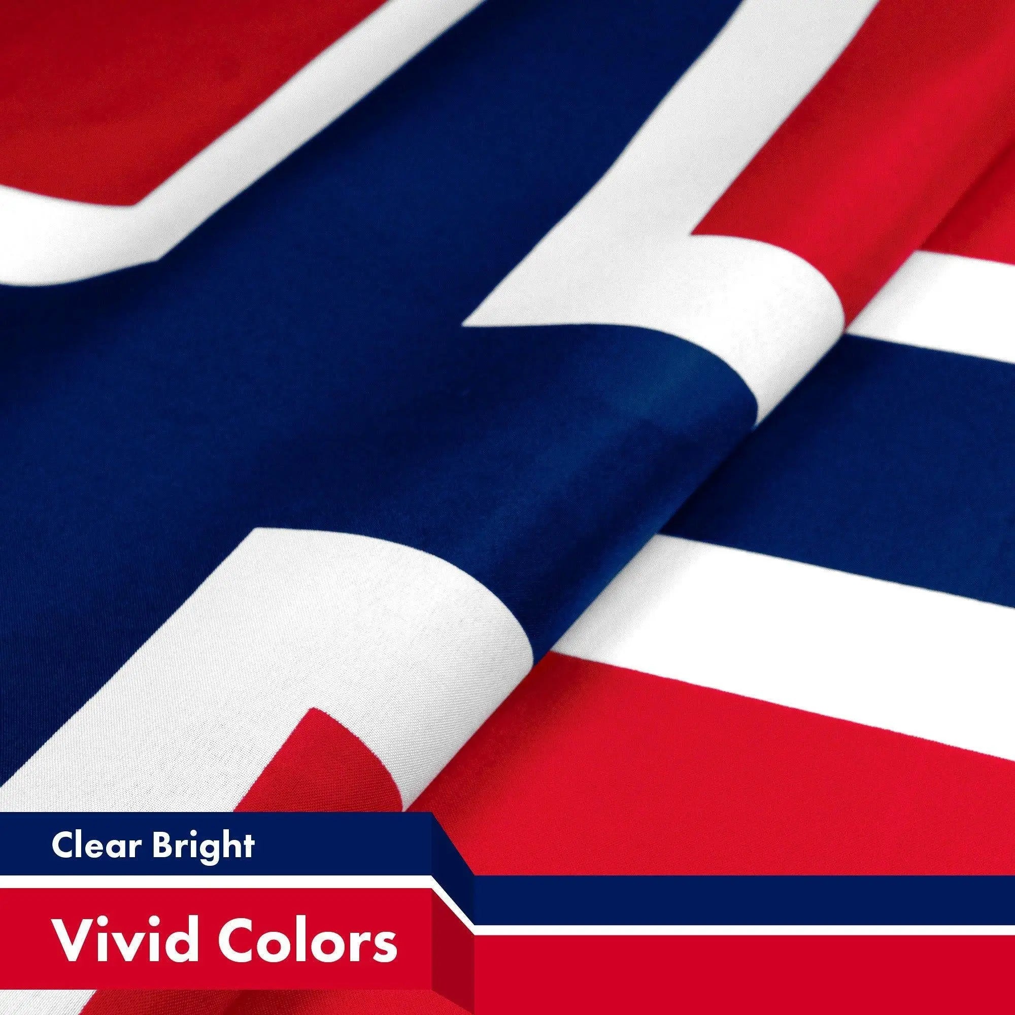 Norway Norwegian Flag 3x5 Ft 5-Pack 150D Printed Polyester By G128 - GreatEagleInc
