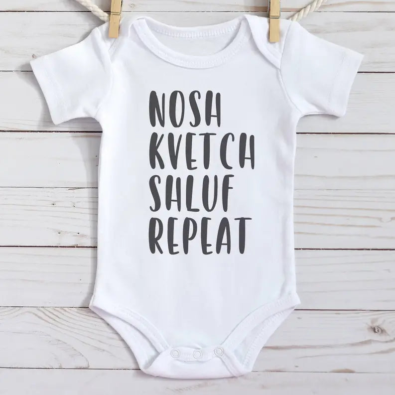 Nosh...Baby Onesie LIANE FRIED STUDIO