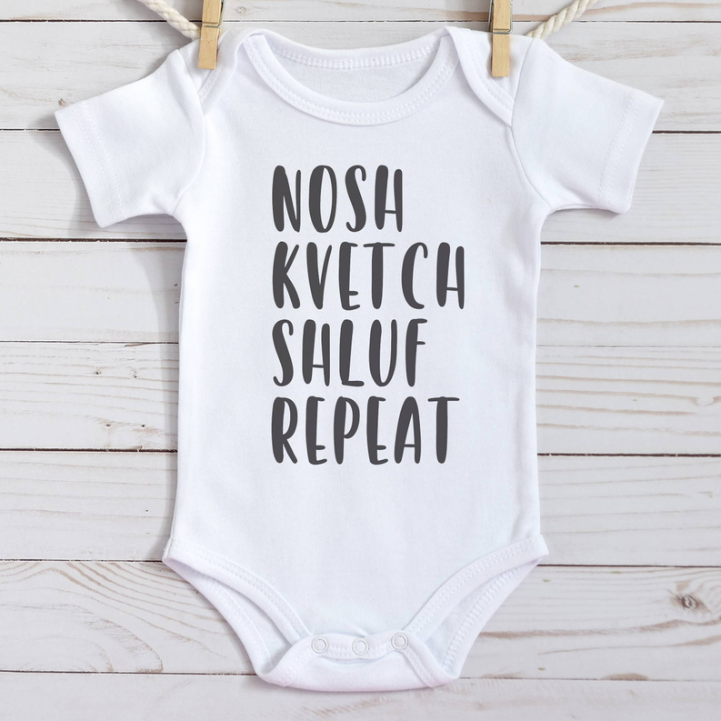Nosh...Baby Onesie LIANE FRIED STUDIO