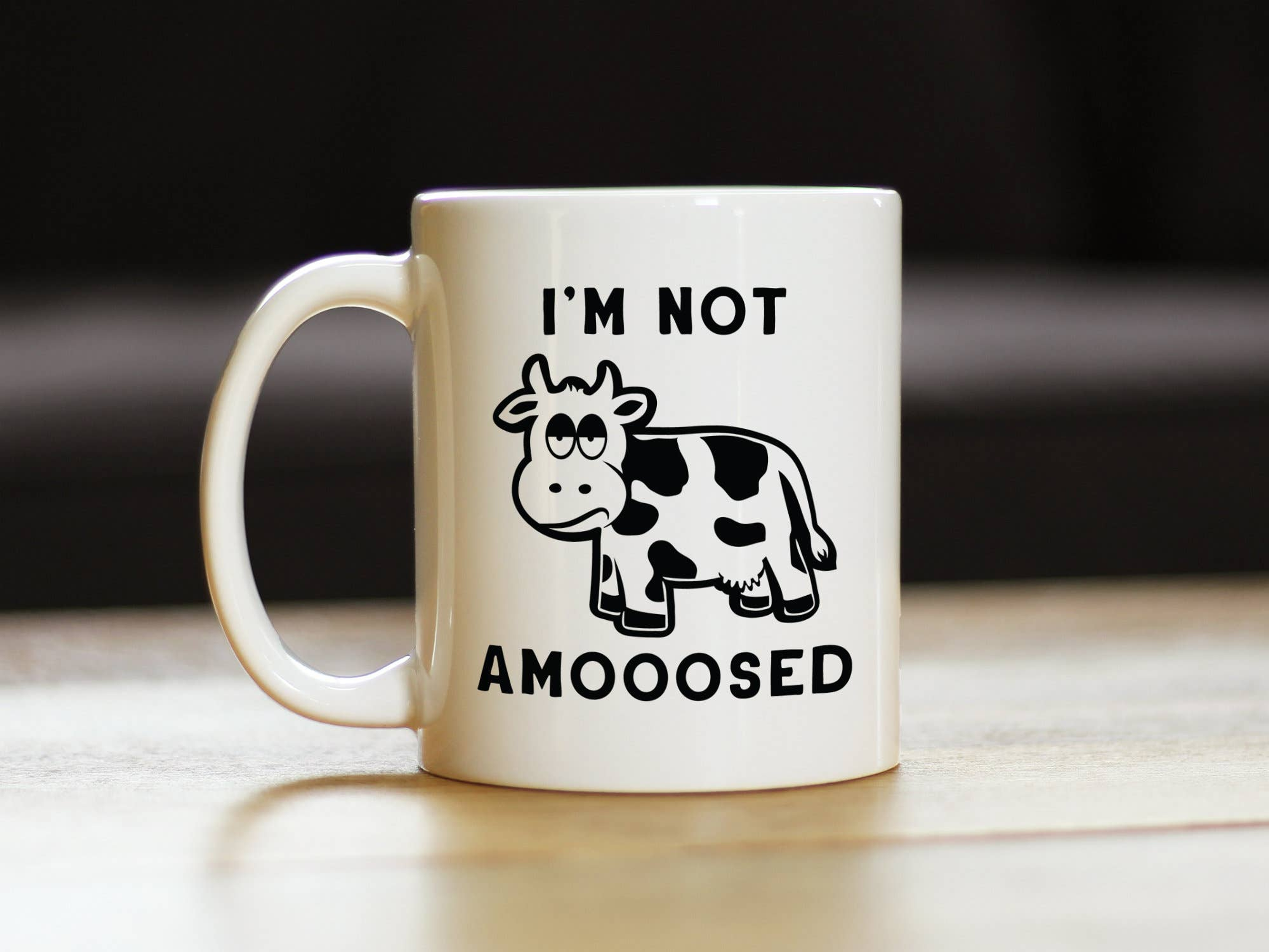 Not Amoosed Coffee Mug - Cow Gifts and Decor Bevvee