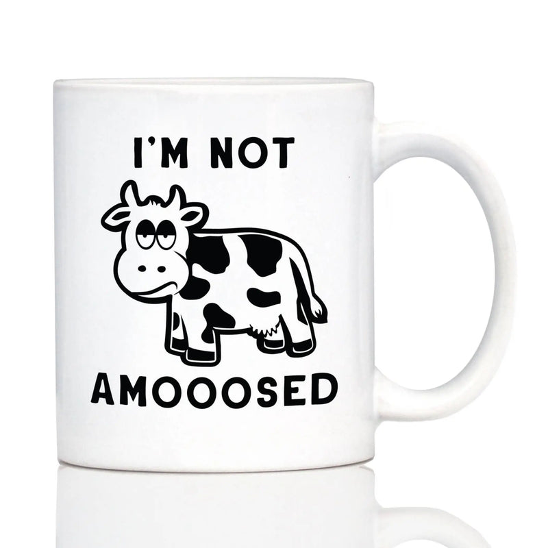 Not Amoosed Coffee Mug - Cow Gifts and Decor Bevvee