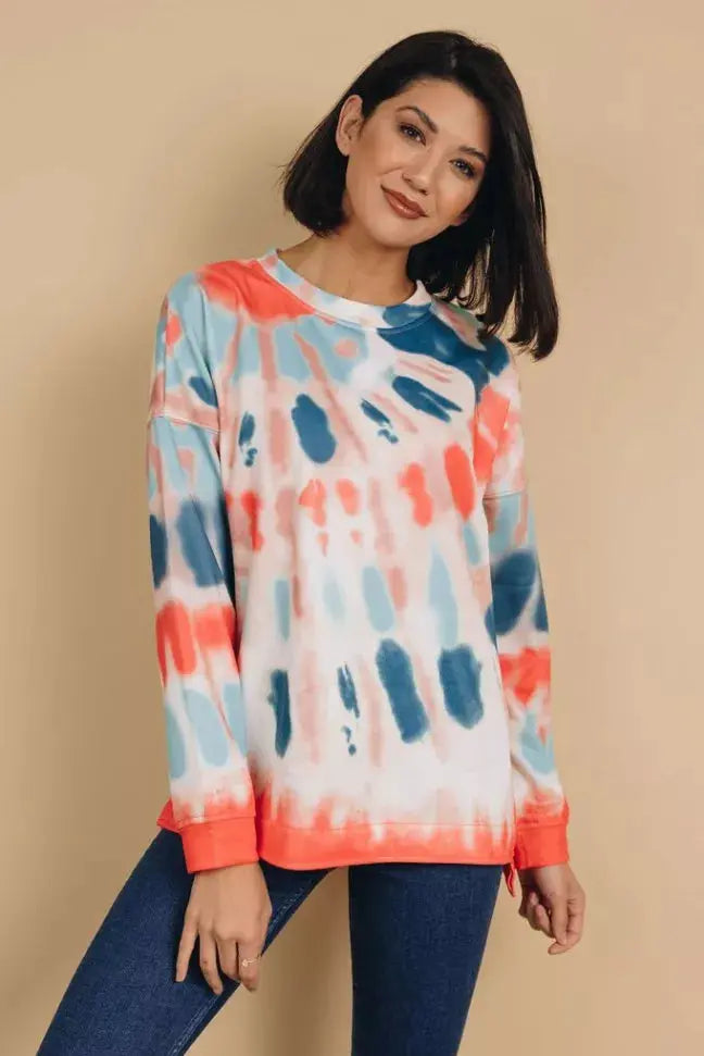 Not Your Boyfriend's Tie Dye Sweatshirt Stay Warm in Style