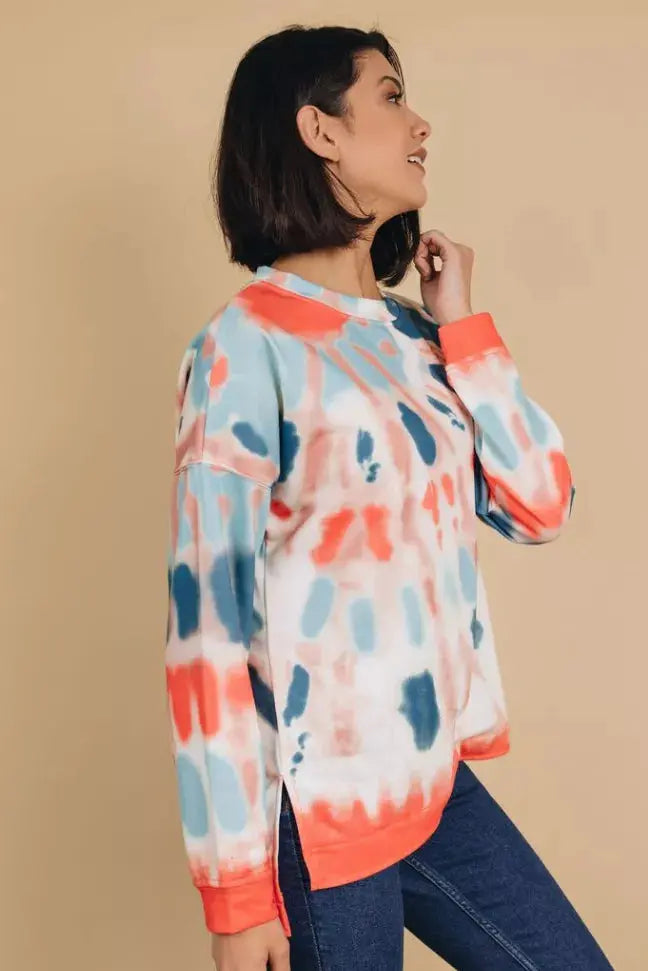 Not Your Boyfriend's Tie Dye Sweatshirt Stay Warm in Style