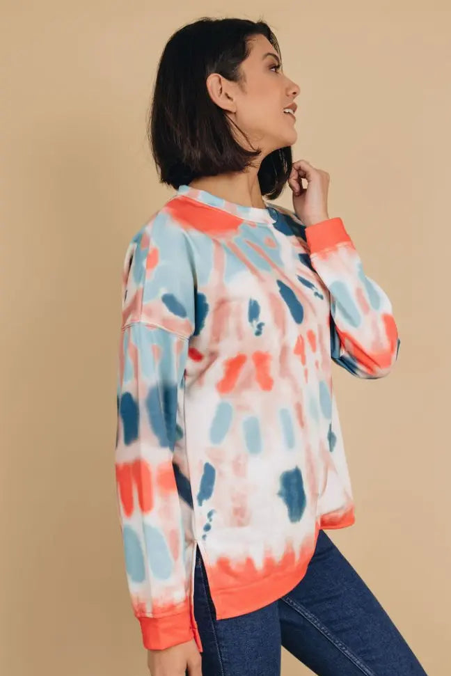 Not Your Boyfriend's Tie Dye Sweatshirt Stay Warm in Style