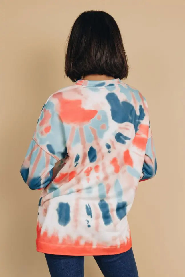 Not Your Boyfriend's Tie Dye Sweatshirt Stay Warm in Style