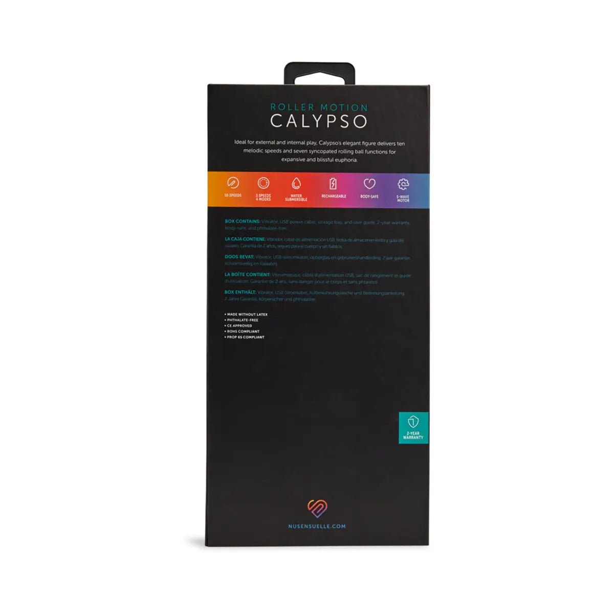 Nu Sensuelle Calypso Roller Motion G-Spot Magenta - GreatEagleInc