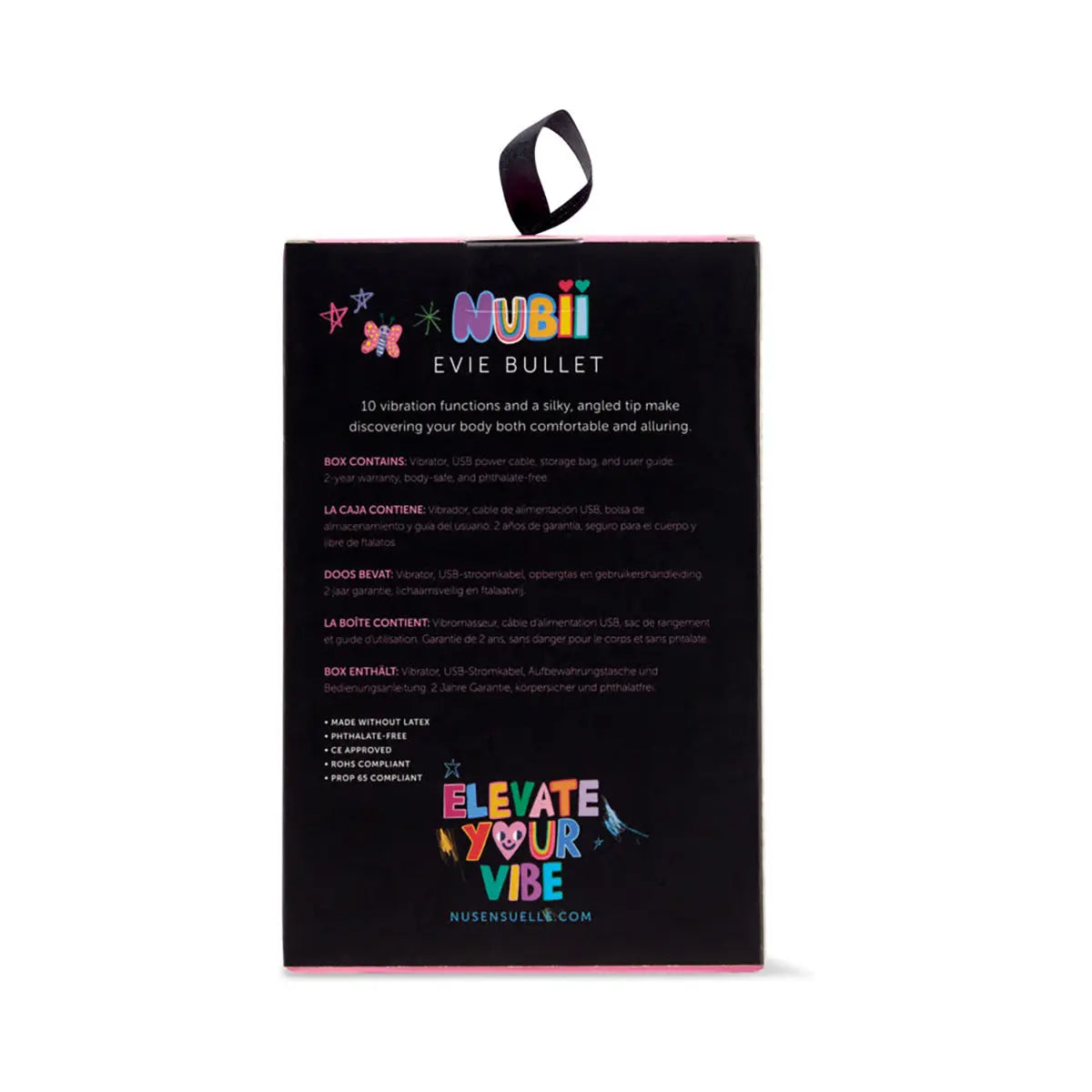 Nu Sensuelle Evie Nubii Slanted Tip Bullet Purple Nu Sensuelle