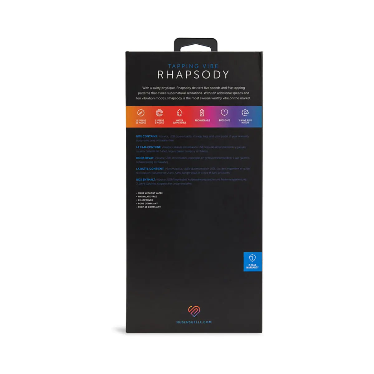 Nu Sensuelle Rhapsody Tapping Vibe Deep Pink - GreatEagleInc