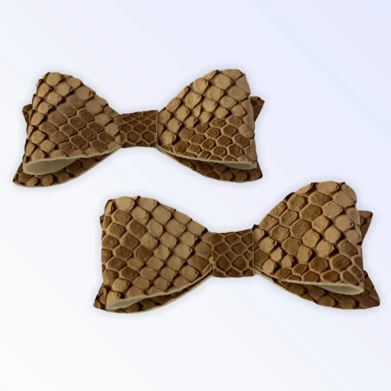 Nude Python Hair Barrettes Bark Fifth Avenue