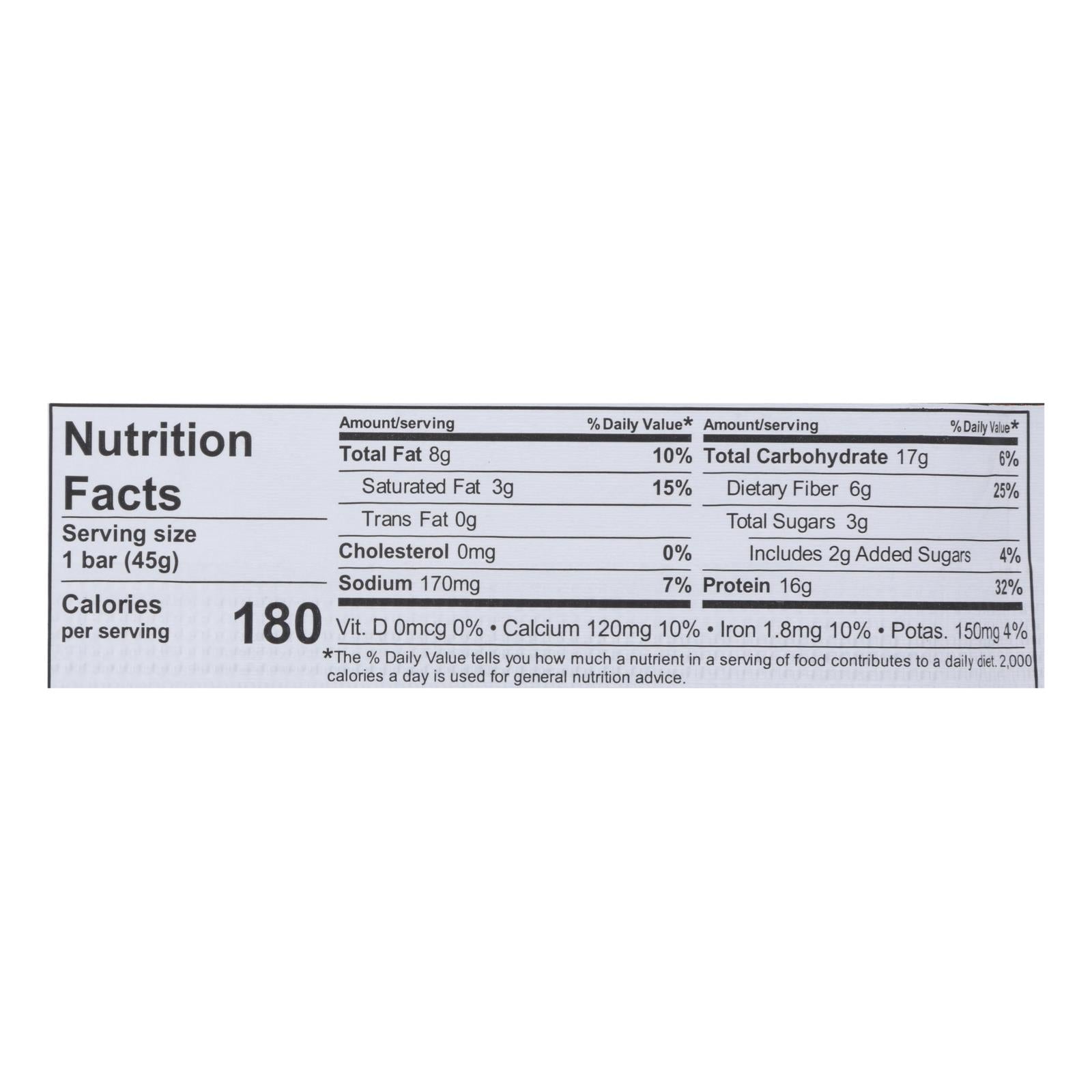 Nugo Nutrition Bar - Slim - Brownie Crunch - 1.59 Oz Bars - Case Of 12 Nugo Nutrition Bar
