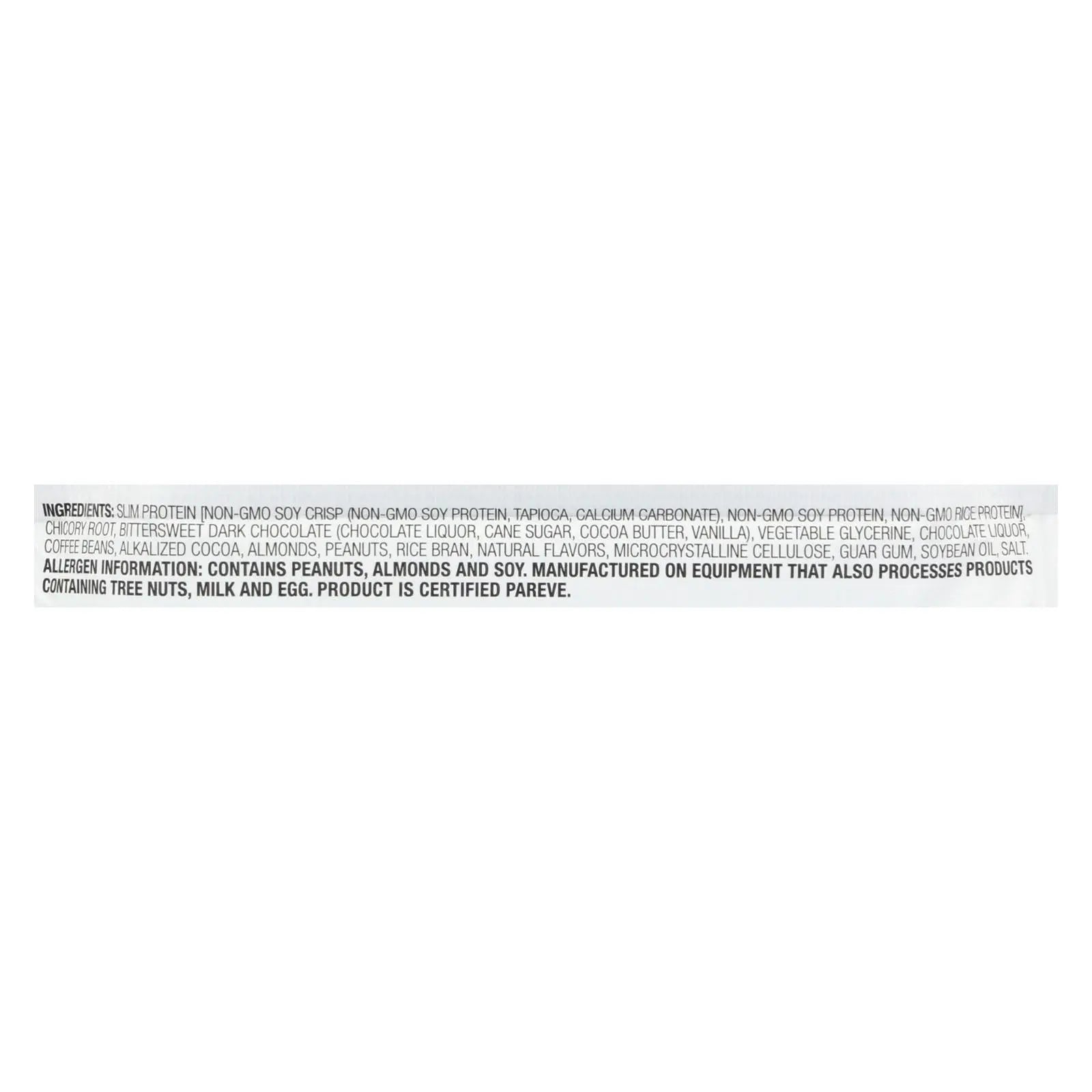 Nugo Nutrition Bar - Slim - Espresso - 1.59 Oz Bars - Case Of 12 Nugo Nutrition Bar