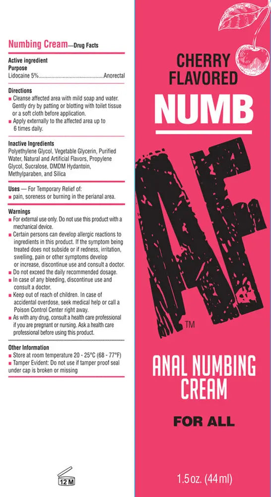Numb Af - Anal Gel - - 1.5 Little Genie
