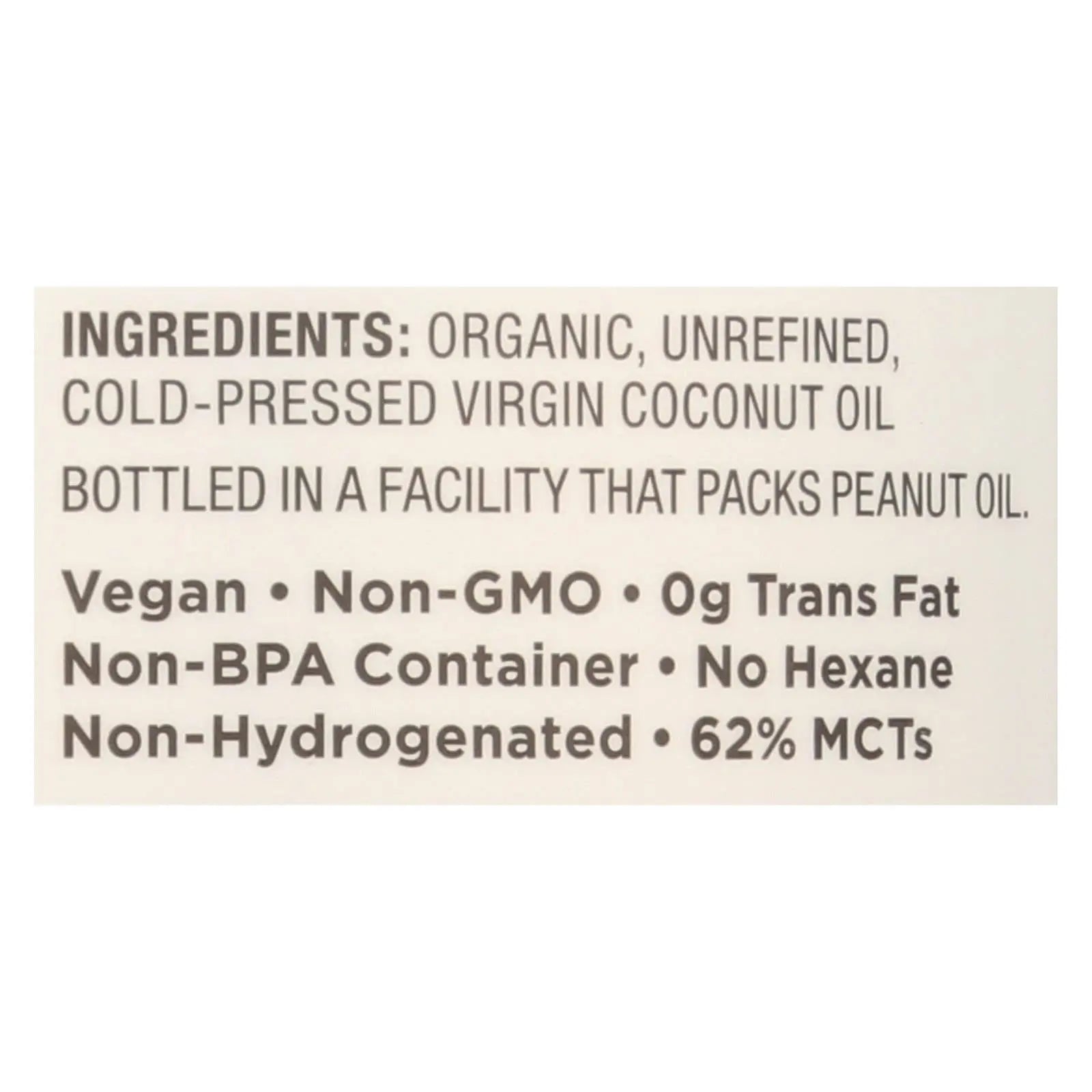 Nutiva Virgin Coconut Oil Organic - 15 Fl Oz Nutiva