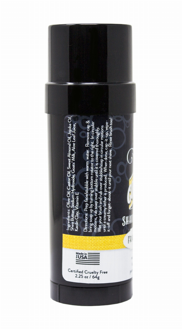 O My! Goat Milk Shaving Soap - Get your Healthy Goat Milk Wet-Shave On with O My! - Free of Parabens & More - Shea Butter, Vit E - Leaping Bunny Certified - Handcrafted in USA Omniio
