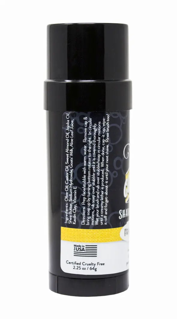 O My! Goat Milk Shaving Soap - Get your Healthy Goat Milk Wet-Shave On with O My! - Free of Parabens & More - Shea Butter, Vit E - Leaping Bunny Certified - Handcrafted in USA Omniio