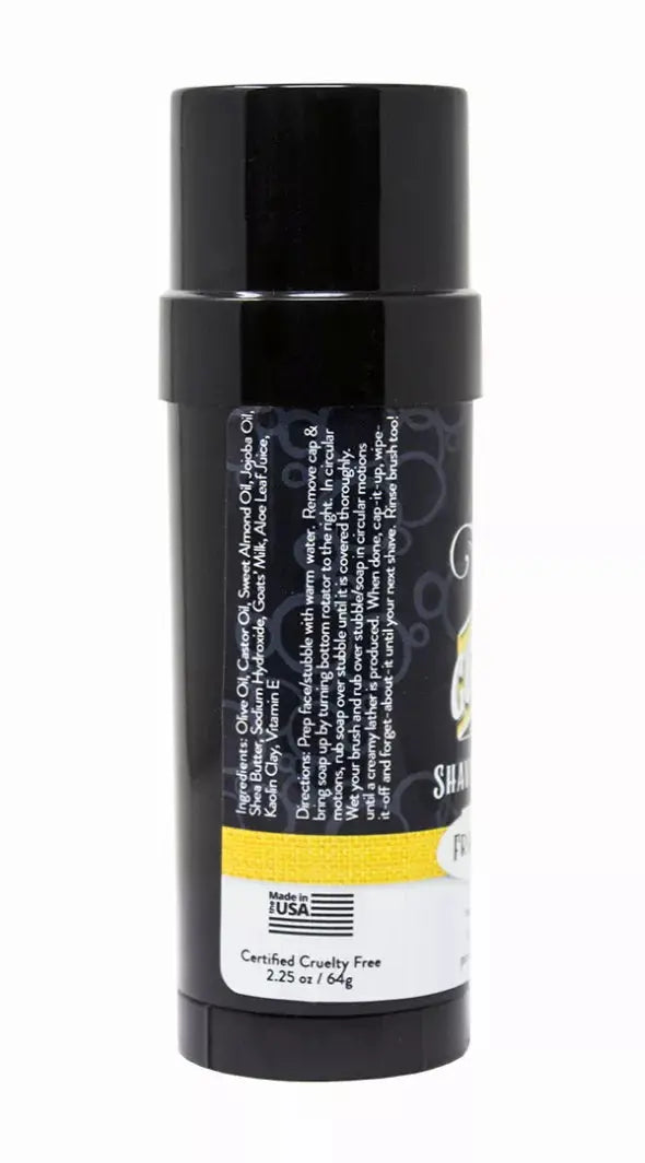 O My! Goat Milk Shaving Soap - Get your Healthy Goat Milk Wet-Shave On with O My! - Free of Parabens & More - Shea Butter, Vit E - Leaping Bunny Certified - Handcrafted in USA Omniio