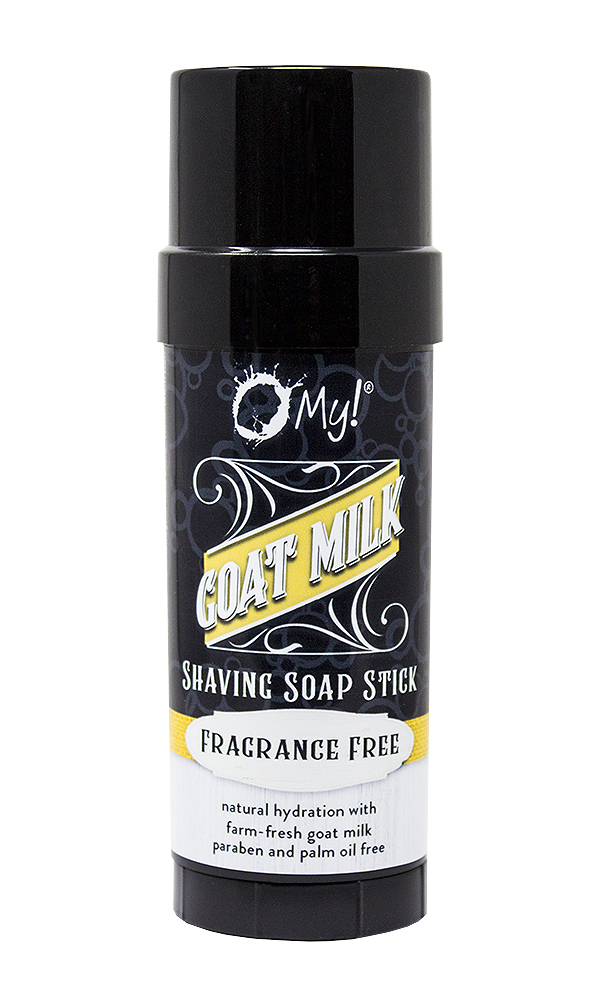 O My! Goat Milk Shaving Soap - Get your Healthy Goat Milk Wet-Shave On with O My! - Free of Parabens & More - Shea Butter, Vit E - Leaping Bunny Certified - Handcrafted in USA Omniio