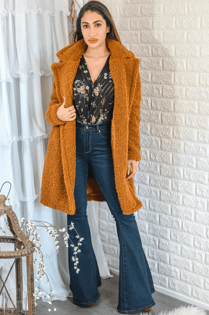 OH Teddy Baby Faux Fur Teddy Coat Camel SurelyMine