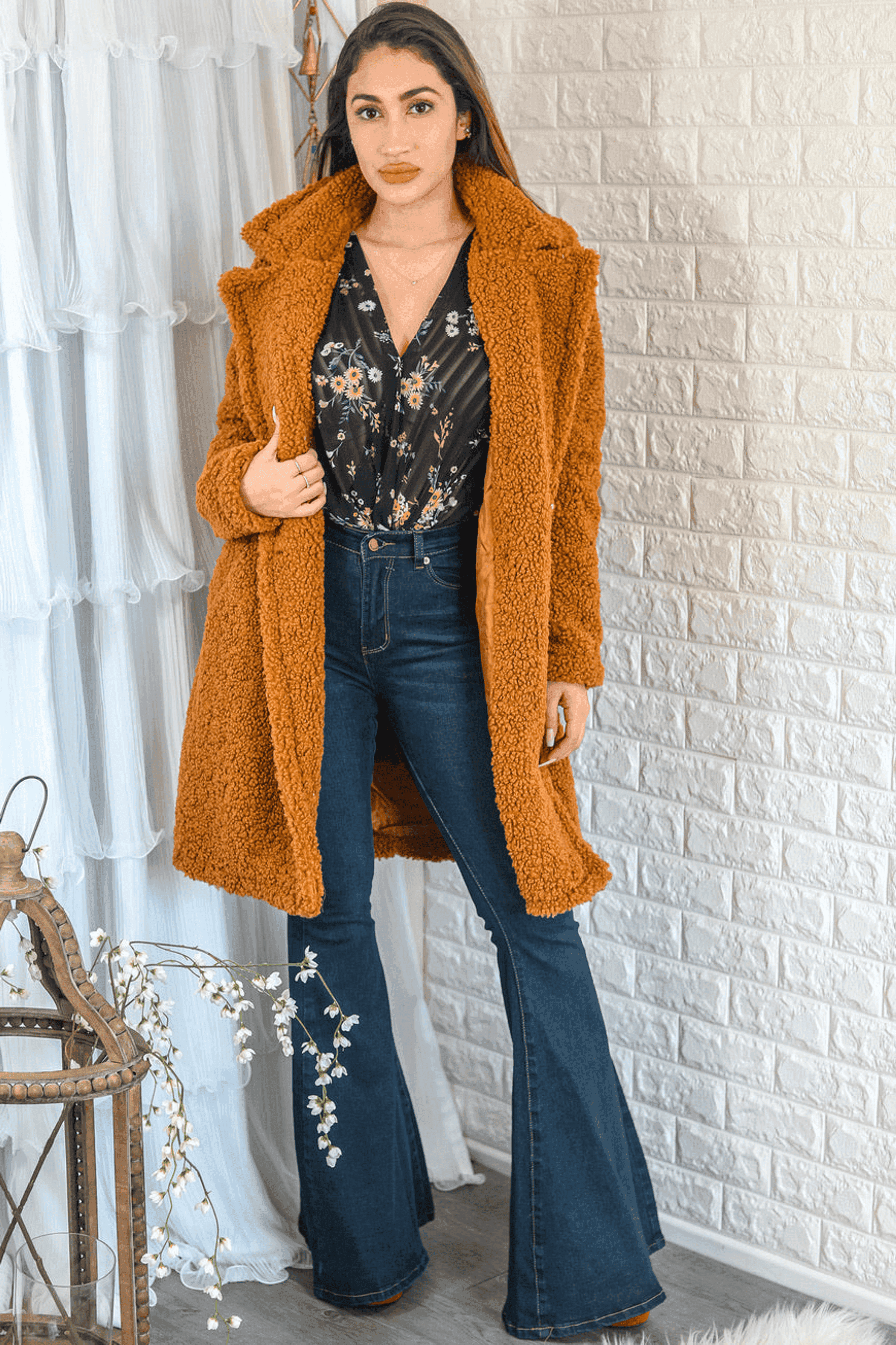 OH Teddy Baby Faux Fur Teddy Coat Camel SurelyMine