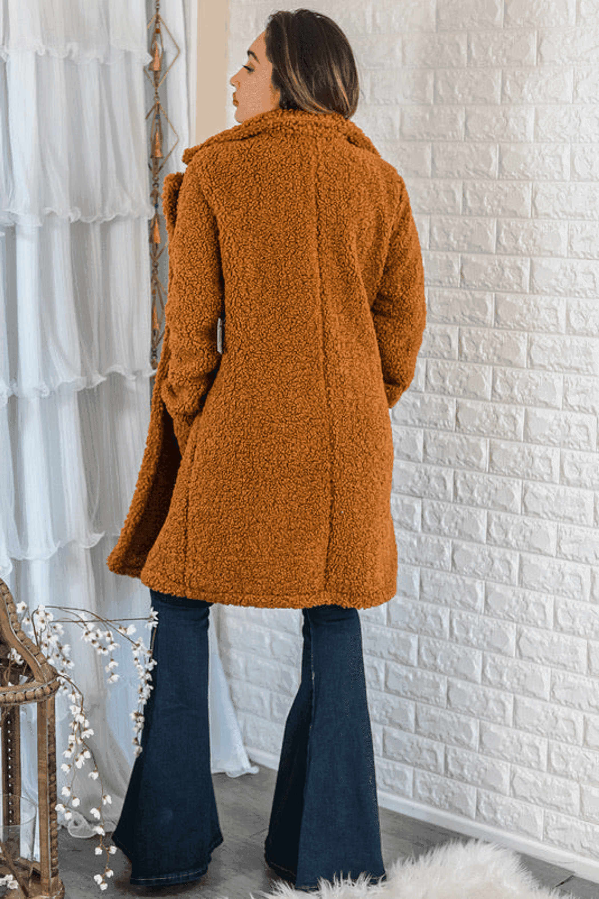 OH Teddy Baby Faux Fur Teddy Coat Camel SurelyMine