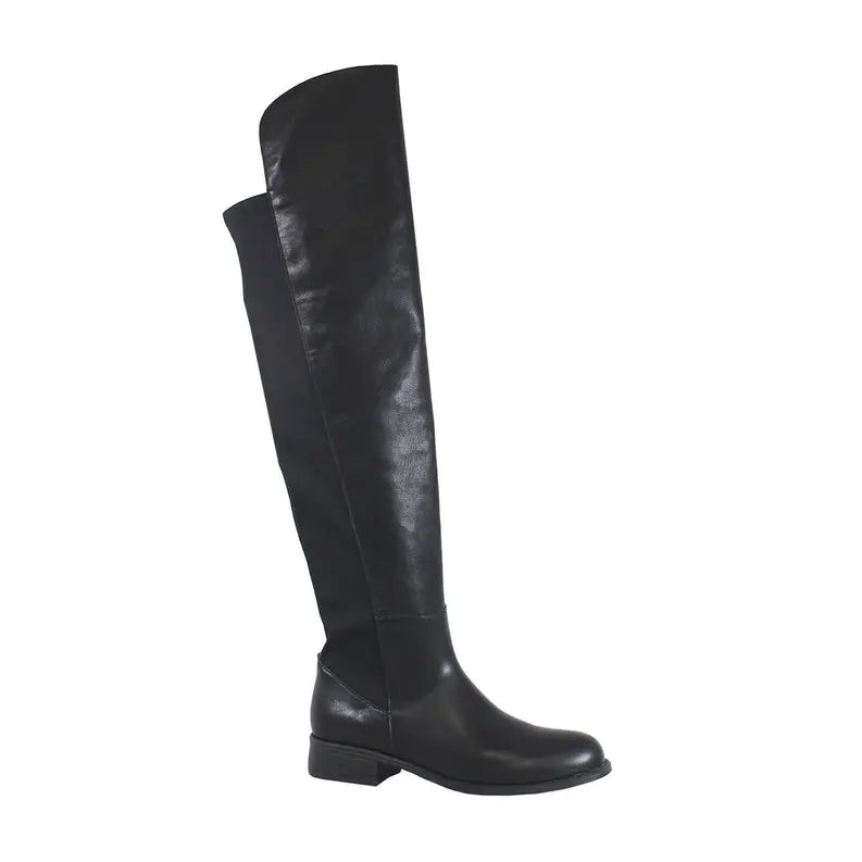 OPEN STOCK Yoki Women's Knee High stretch backside Boots Yoki Fashion