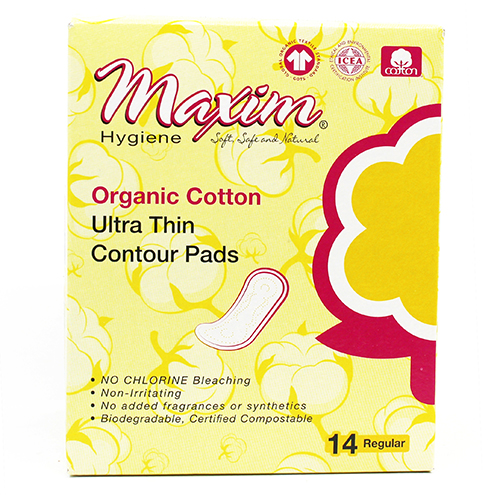 ORGANIC UT CONTOUR PADS Maxim Hygiene Products
