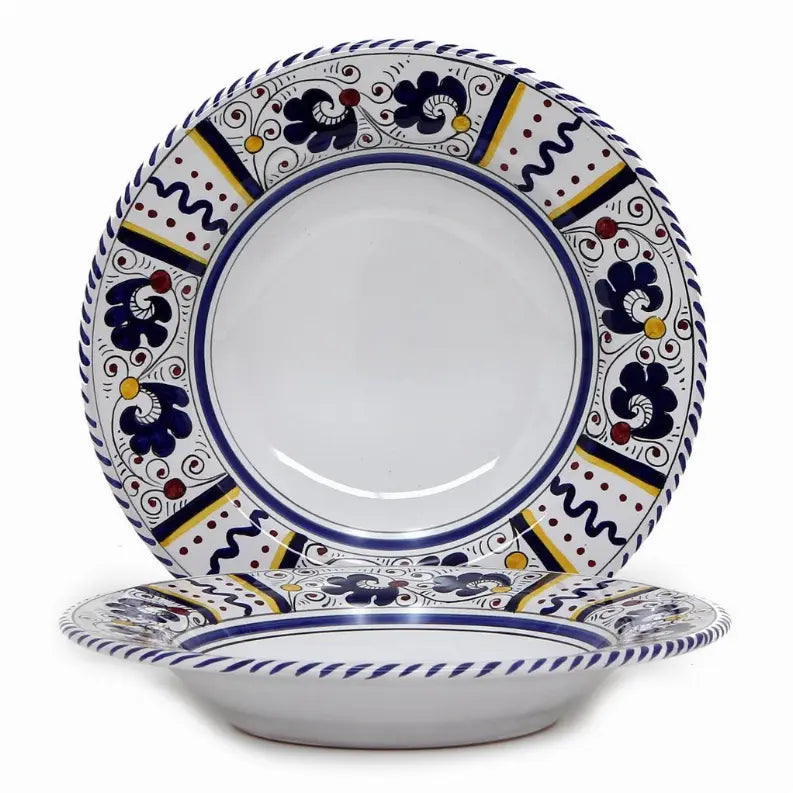 ORVIETO ROOSTER Pasta/Soup Rim Plate Artistica Italian Gallery