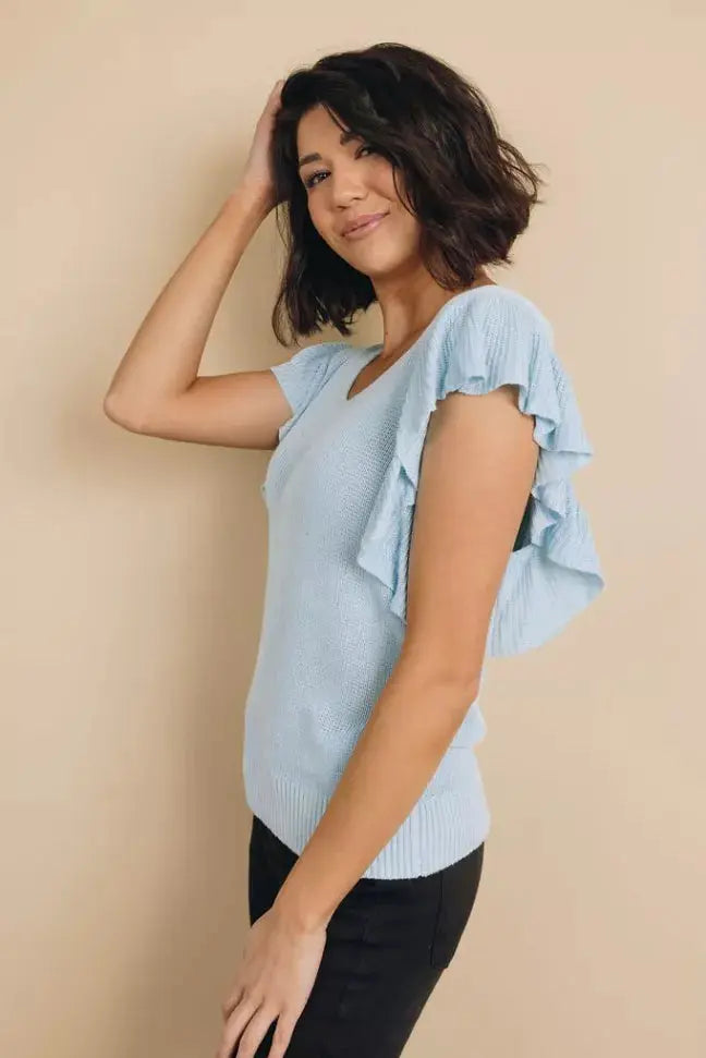 Oakley Ruffle Sweater Tank Stay Warm in Style