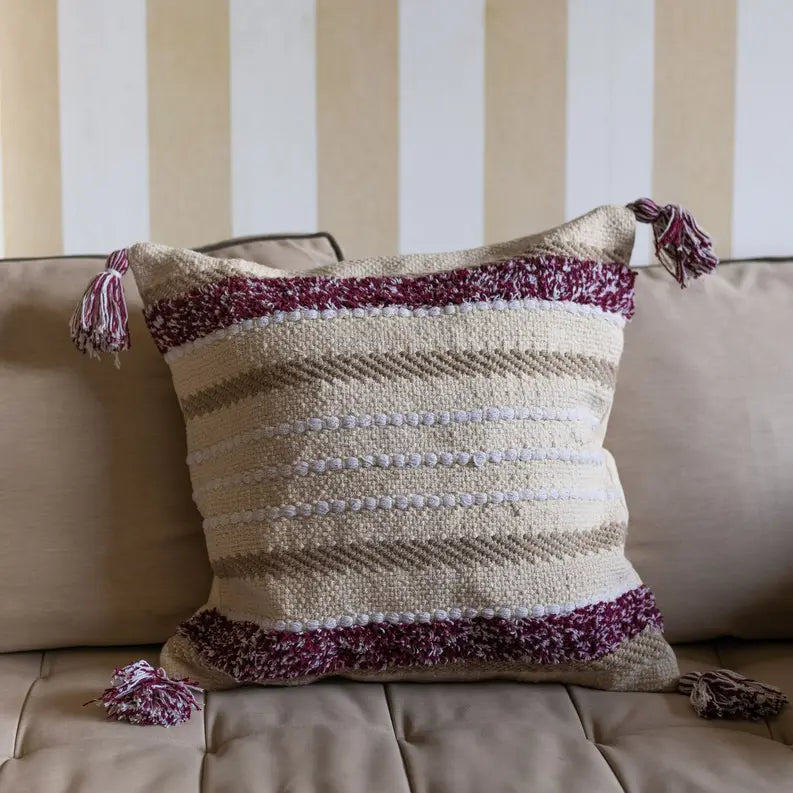 Oasis Cotton Throw Pillows Bit of Meraki