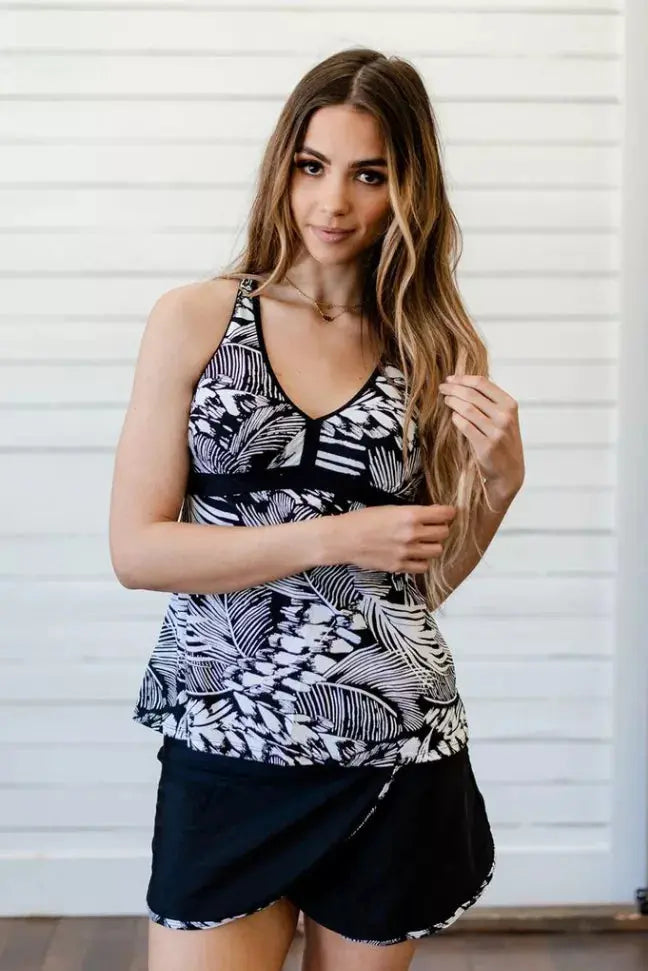 Ocean Paradise Tankini Stay Warm in Style