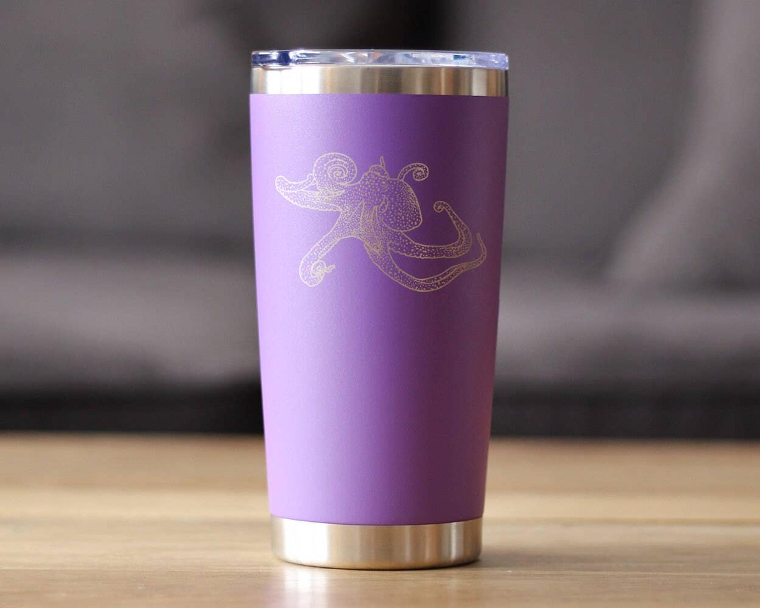 Octopus Insulated Travel Tumbler - Ocean Beach Gifts Bevvee