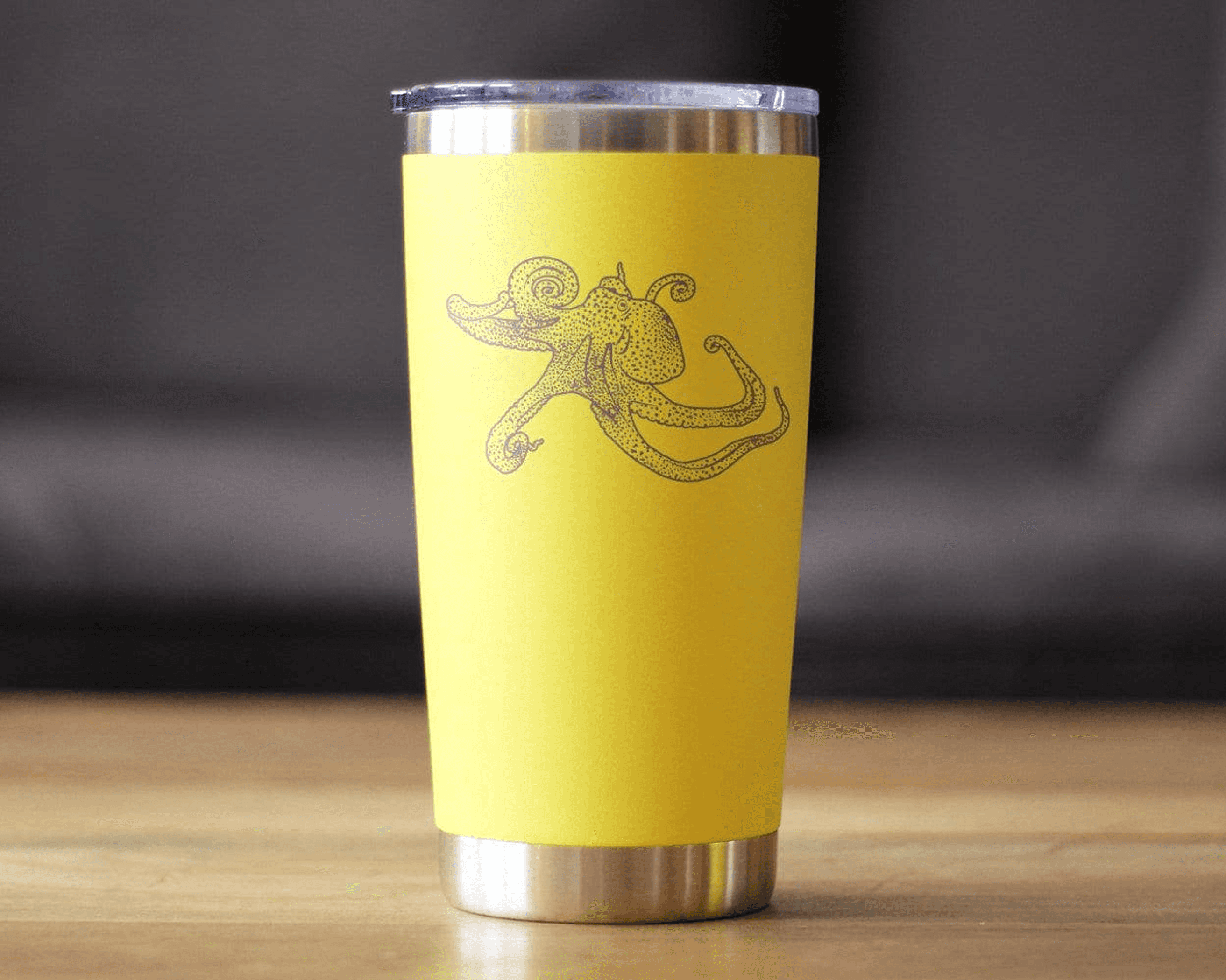 Octopus Insulated Travel Tumbler - Ocean Beach Gifts Bevvee