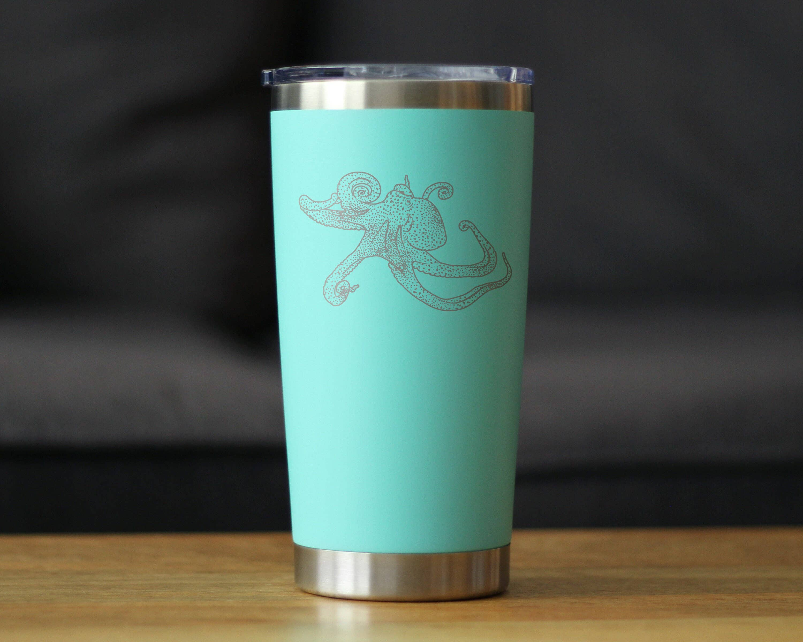 Octopus Insulated Travel Tumbler - Ocean Beach Gifts Bevvee