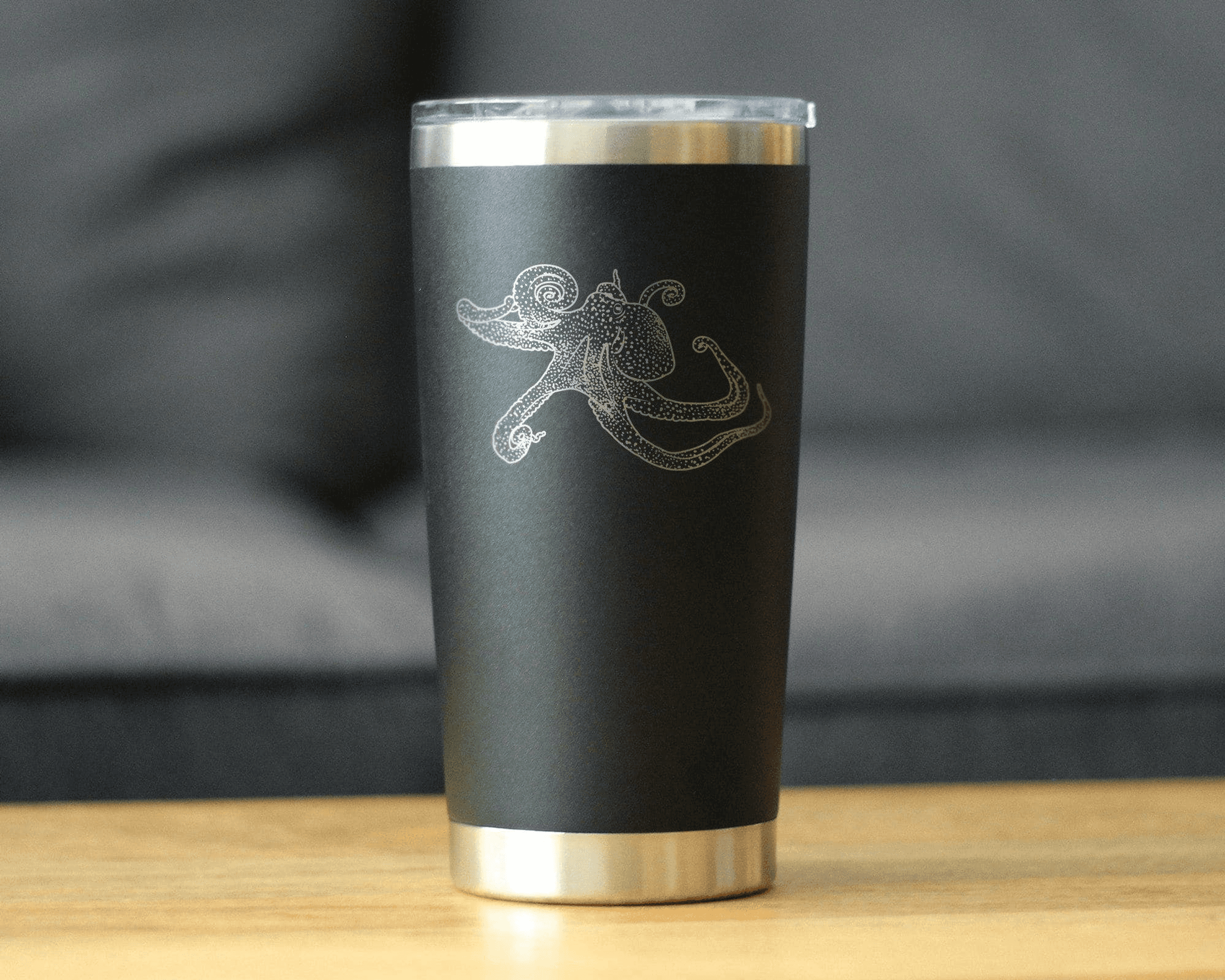 Octopus Insulated Travel Tumbler - Ocean Beach Gifts Bevvee
