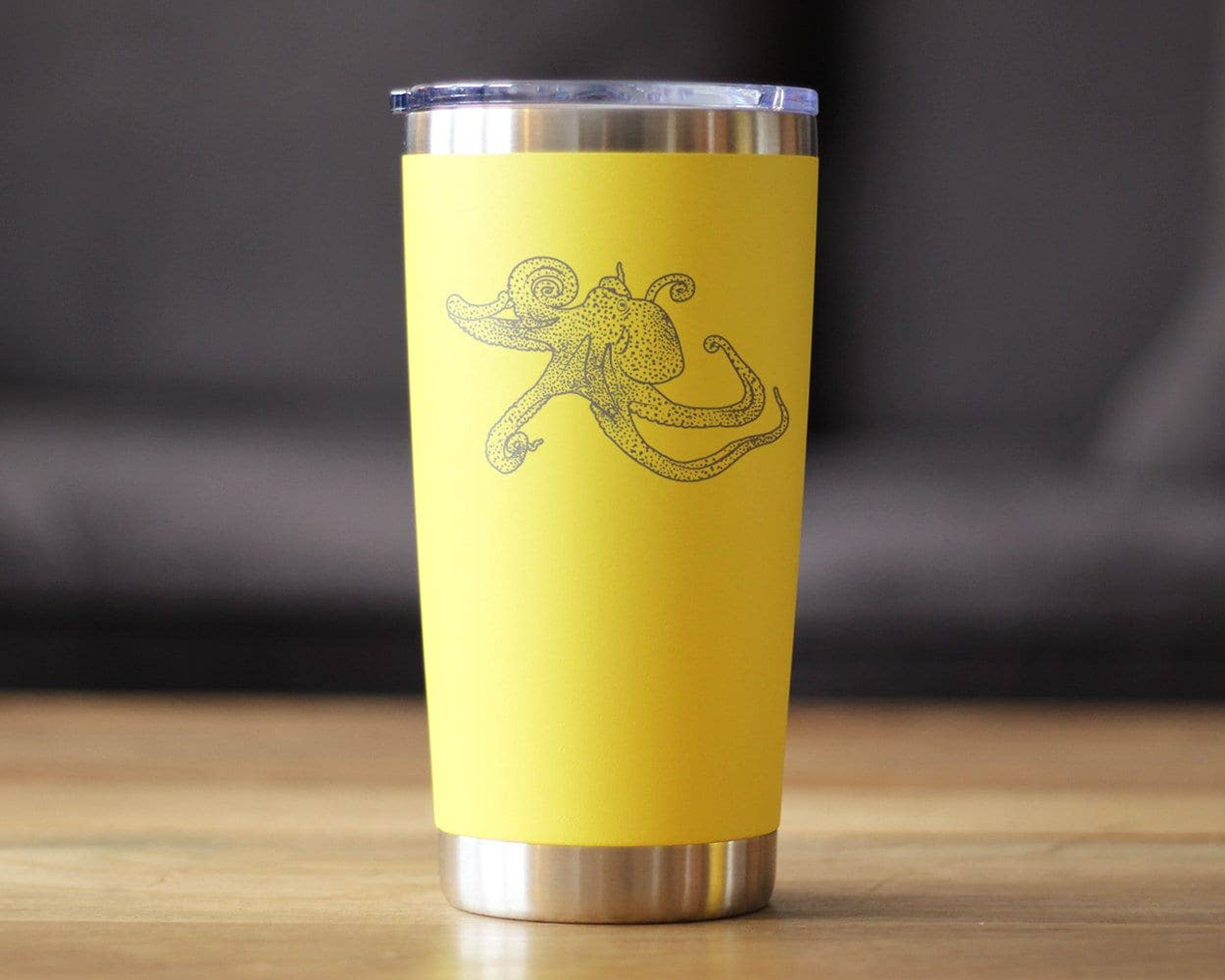 Octopus Insulated Travel Tumbler - Ocean Beach Gifts Bevvee