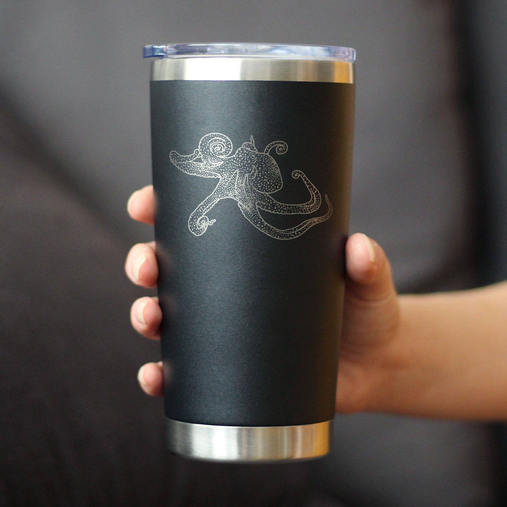 Octopus Insulated Travel Tumbler - Ocean Beach Gifts Bevvee