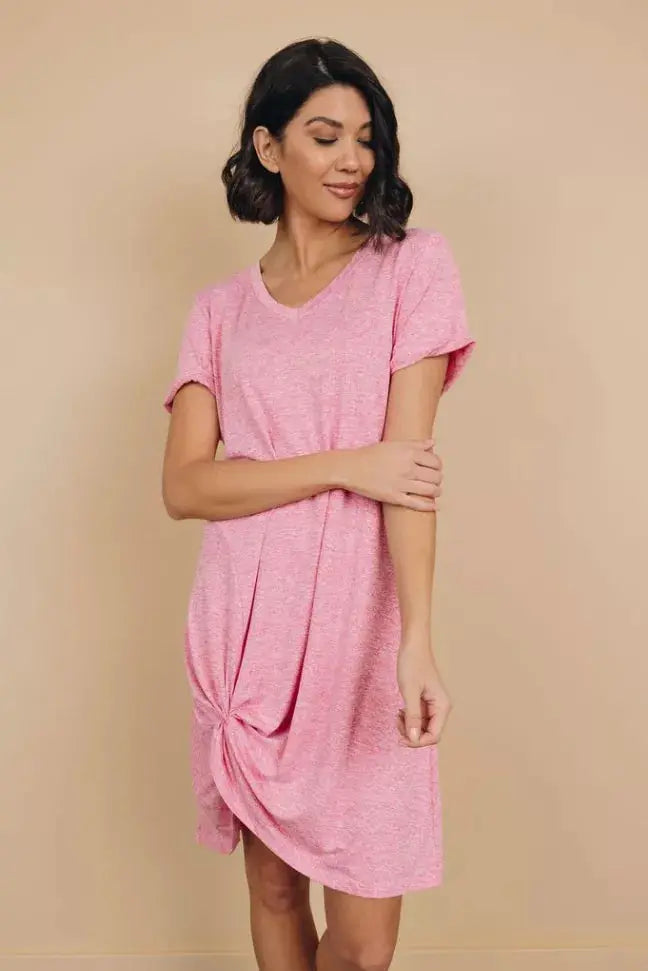 Odell Knotted Mini Dress Stay Warm in Style