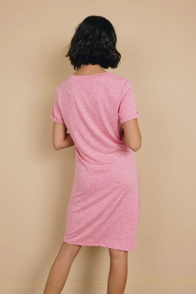 Odell Knotted Mini Dress Stay Warm in Style