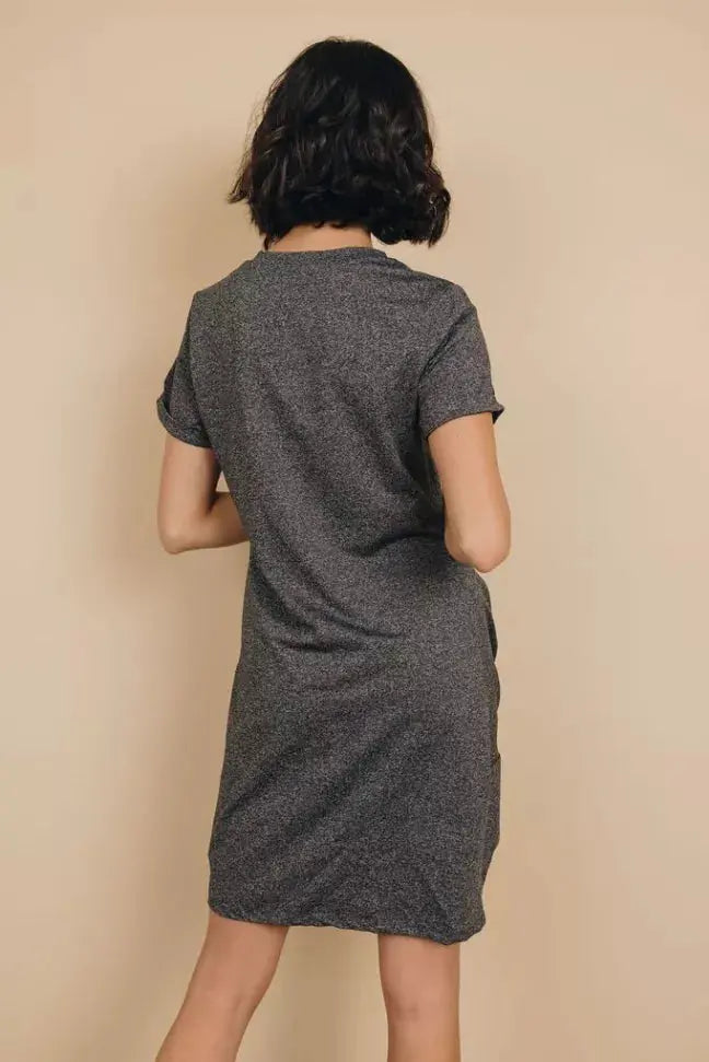 Odell Knotted Mini Dress Stay Warm in Style